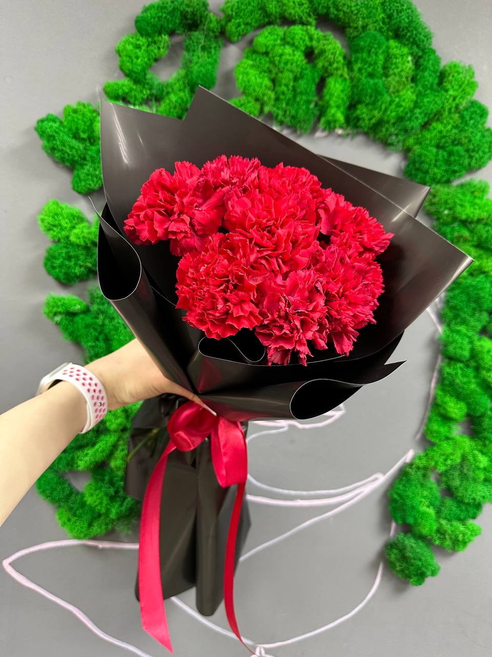 Букет из диантусов